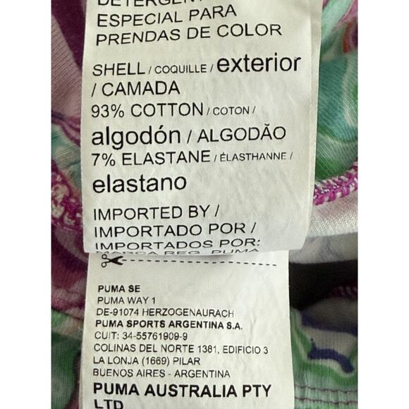 Puma Womens XL Hypnotize Biker Tight Short Yoga Colorful Vivid Artsy Retro Comfy - Picture 5 of 7